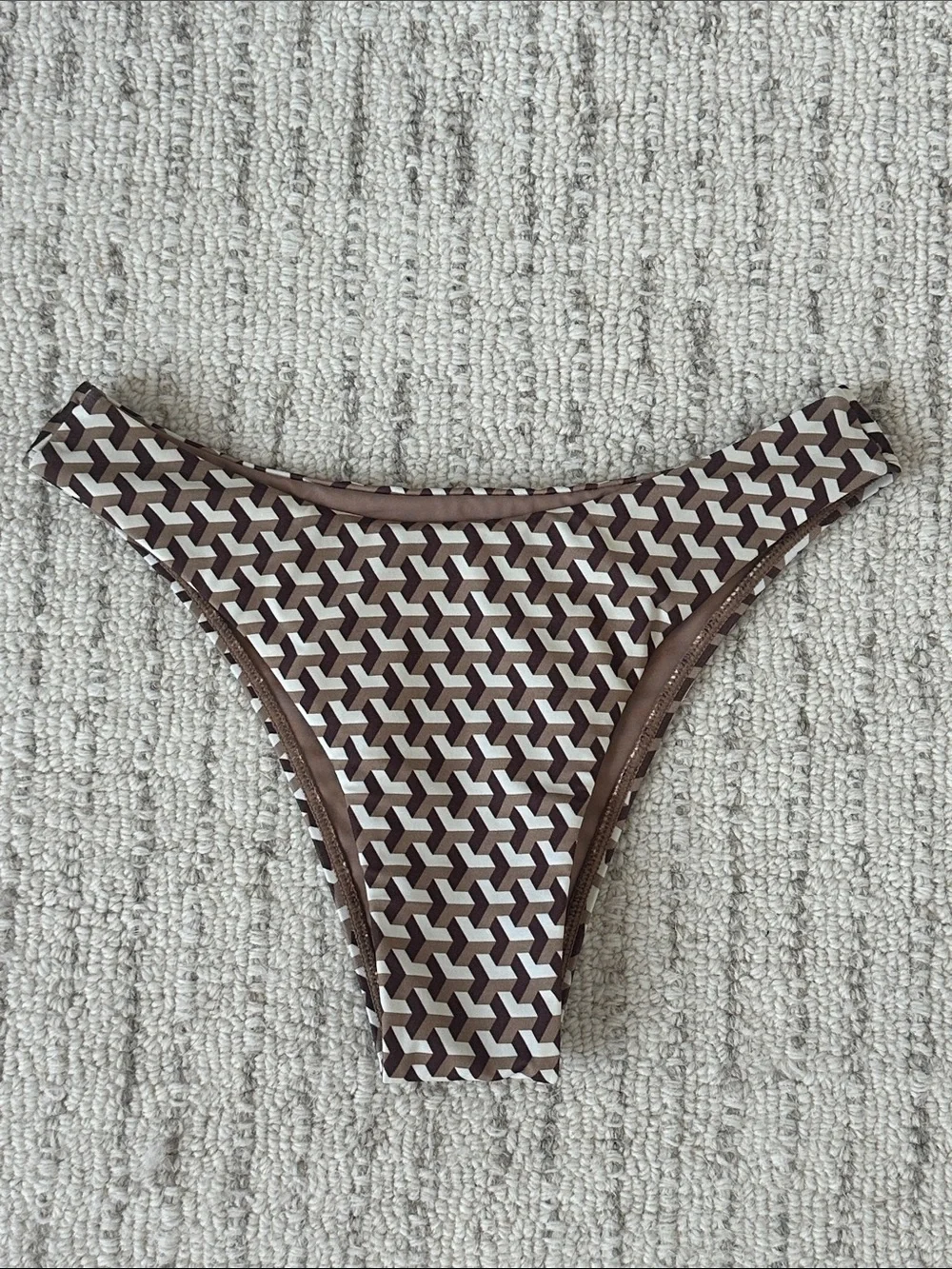 Monday Swimwear Byron Bottom - Husk Geo